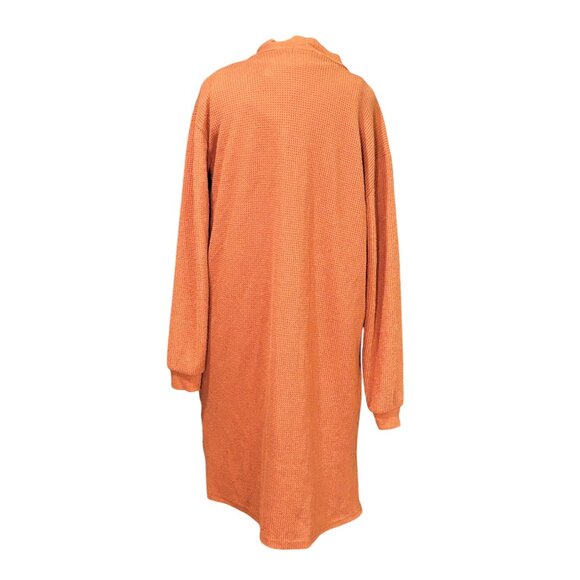 Happily Grey Womens 3-Piece Lounge Set In Rust Orange M Cardigan Tank Top & Jogg - Picture 10 of 16